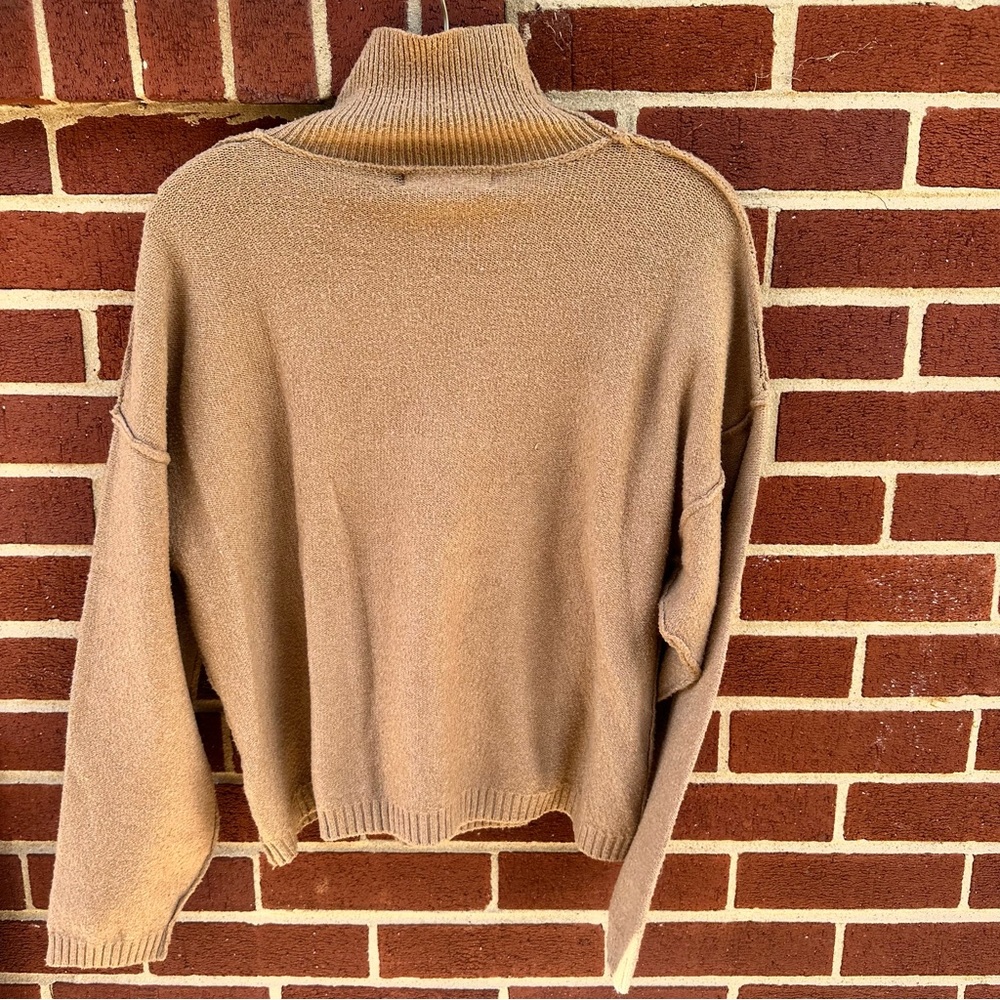 4/$20 Pink Rose Sweater - Picture 3 of 3